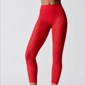ADAM SELMAN SPORT French Cut Leopard Leggings